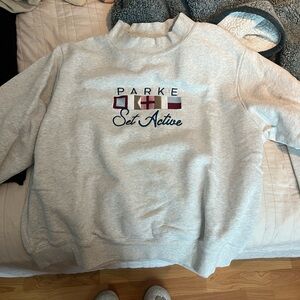 Parke x Set Active flag ship mock neck